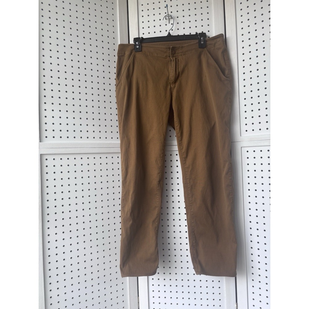 Mountain Hardwear Kentro Cord Pants Womens 12 Brown Stretch Hiking Travel